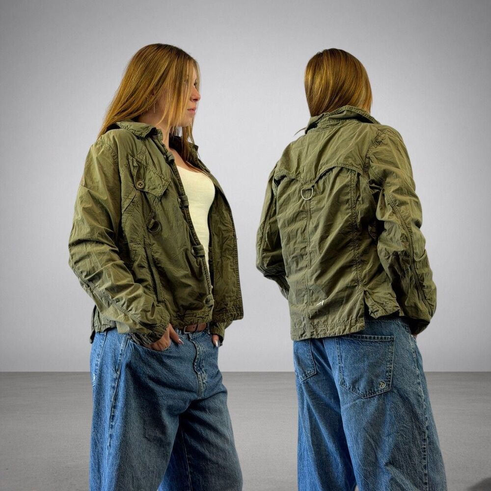 Napapijri Women's Green and Khaki Jacket